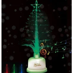 Mini Árbol de Navidad con Luz y Música
