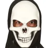 Máscara de Calavera Blanca con Capucha
