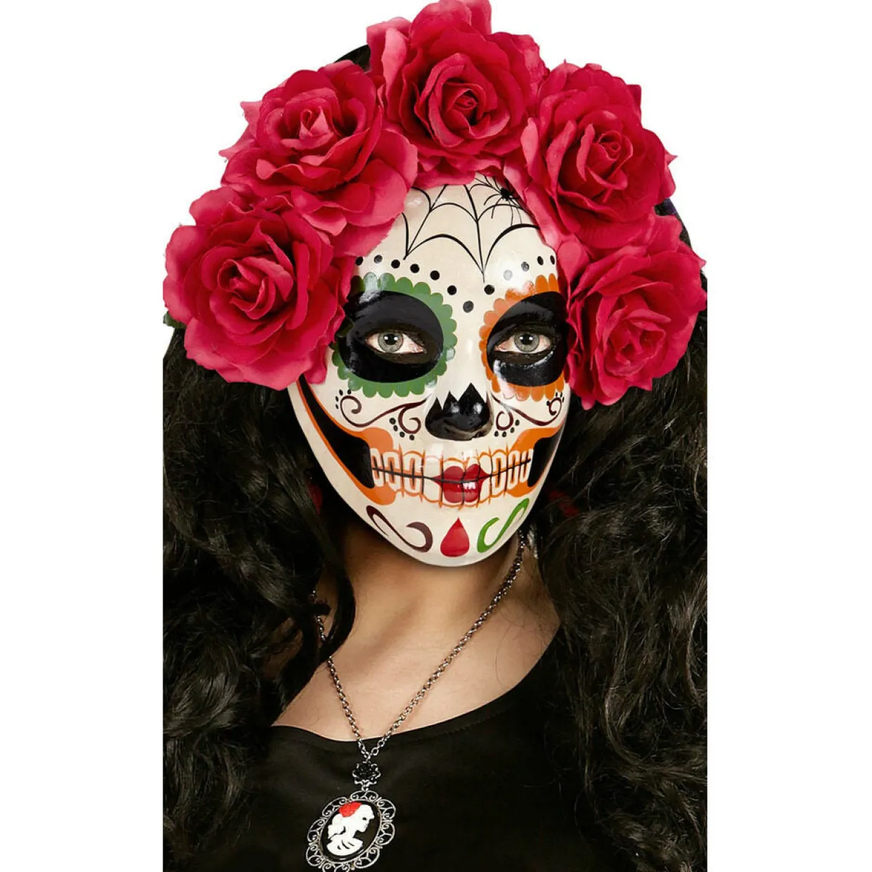 Máscara de Catrina Floreada