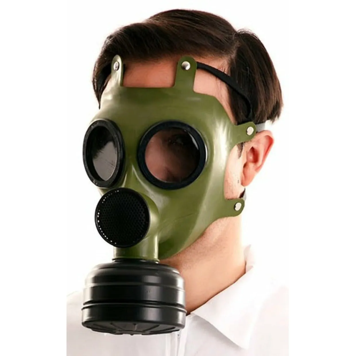 Máscara de látex Antigás Verde