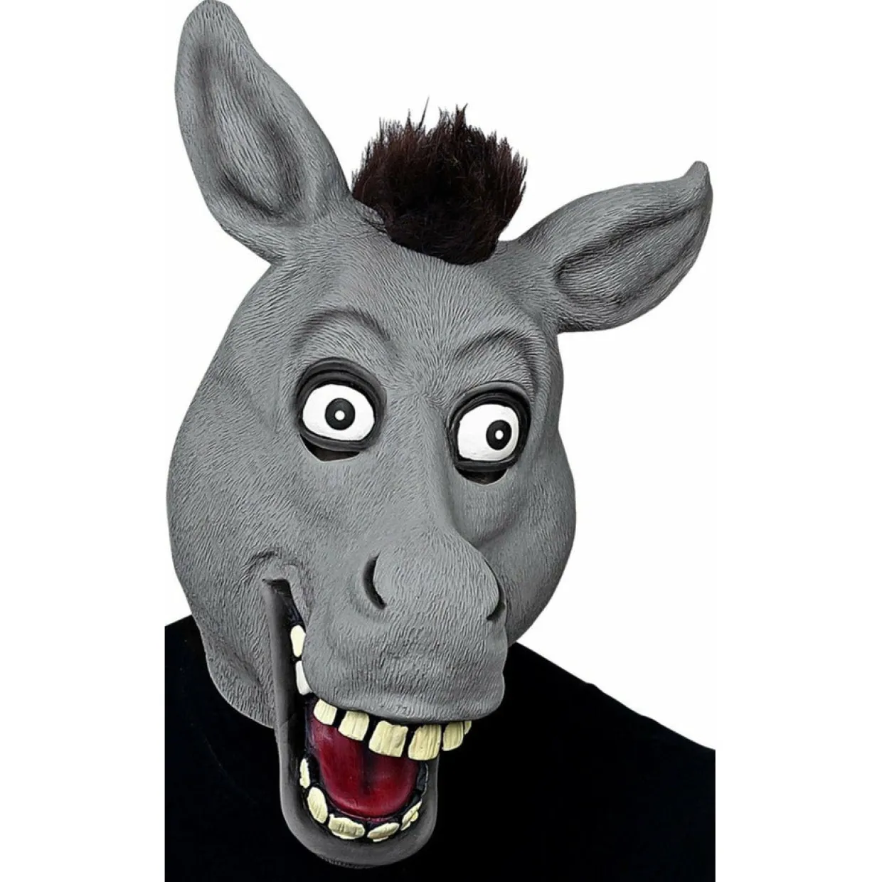 Máscara de látex de Burro Gris