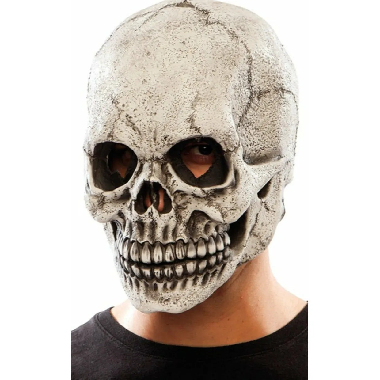 Máscara de látex de Calavera Luminosa