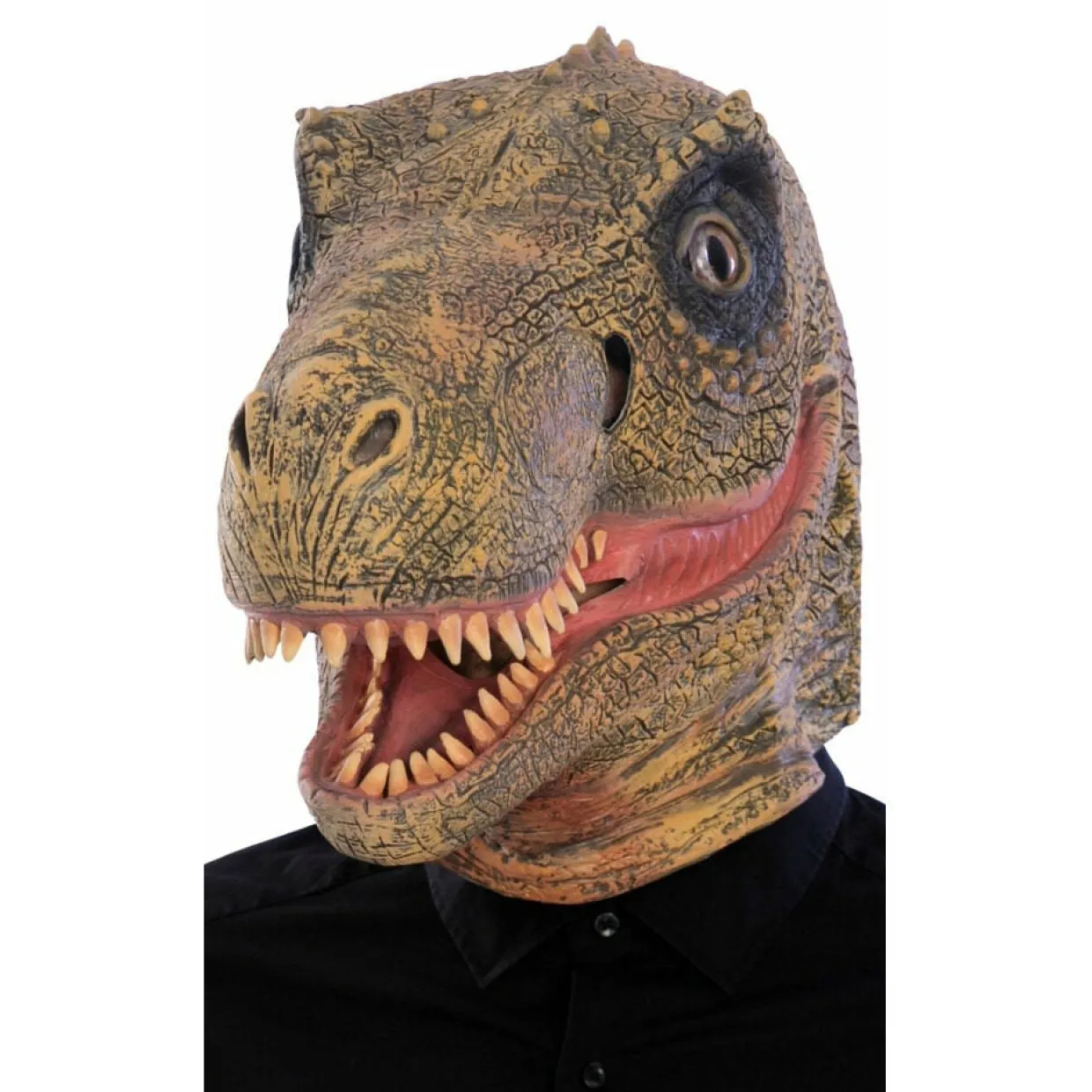 Máscara de látex de Dinosaurio Hambriento