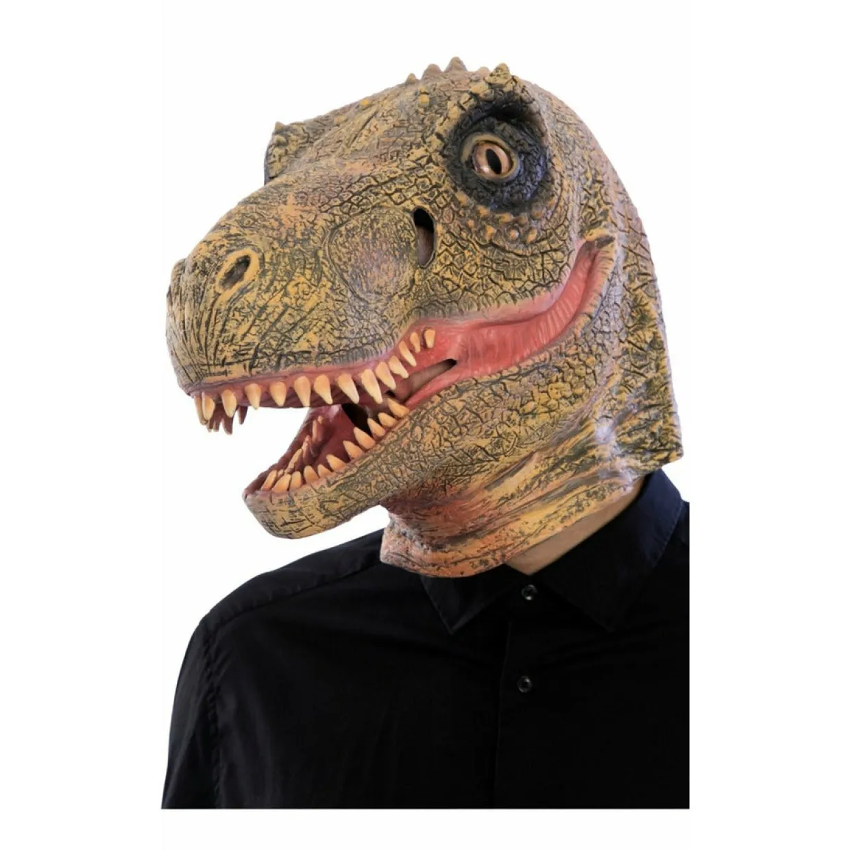 Máscara de látex de Dinosaurio Hambriento