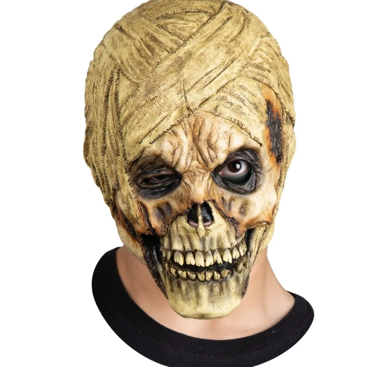 Máscara de látex de Momia Zombie