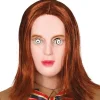 Máscara de látex de Muñeca Megan