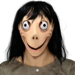 Máscara de látex de Niña Momo Creepypasta