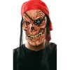 Máscara de látex de Zombie Pirata con Parche