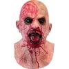Máscara de látex de Zombie Sangriento con Cuello