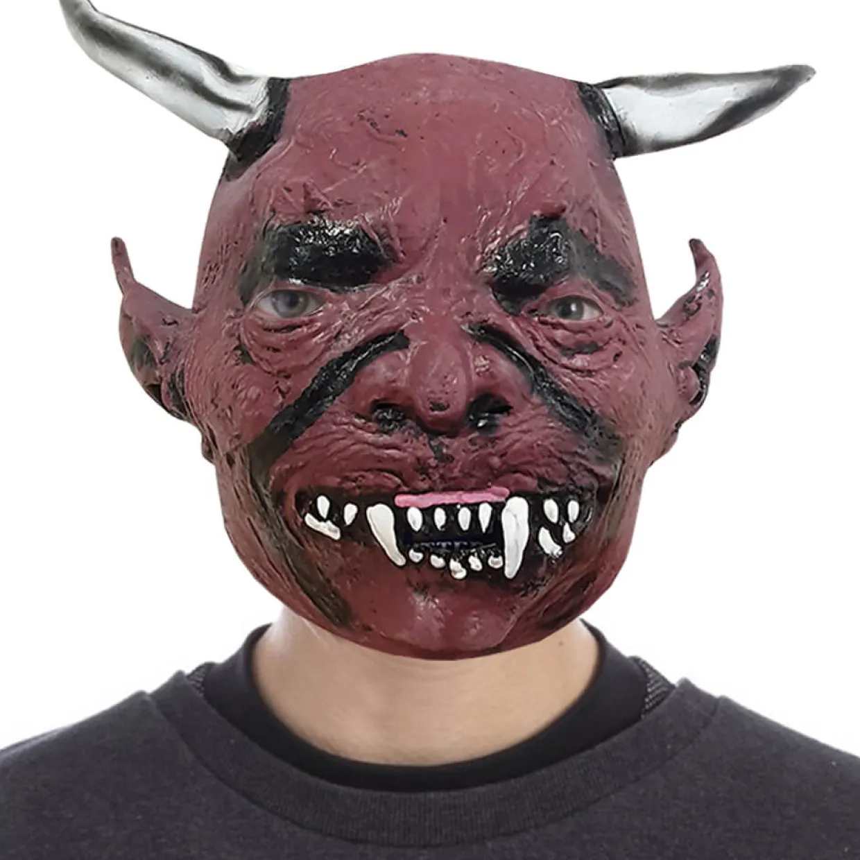 Máscara de látex Diablo Satánico