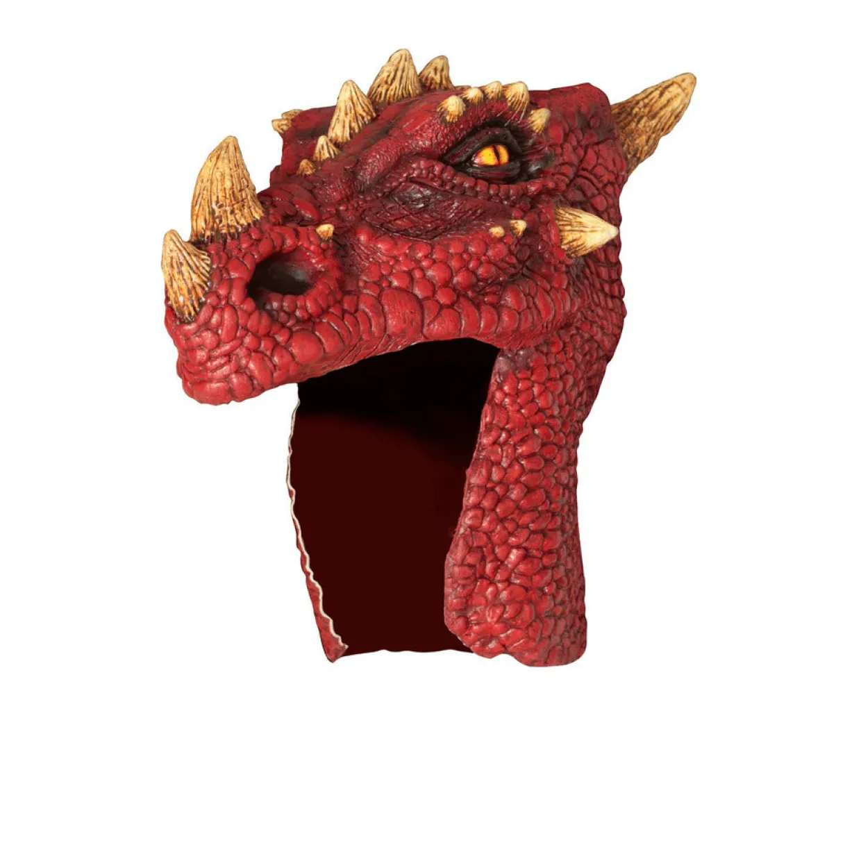 Máscara de látex Dragón Rojo
