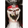 Máscara de látex Pirata Fantasma infantil