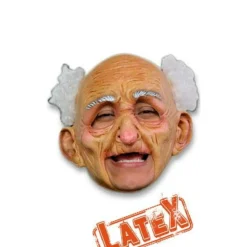 Máscara de látex Viejo Sonriente