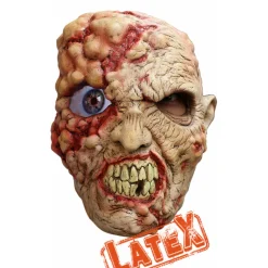 Máscara de látex Zombie Loco Animada