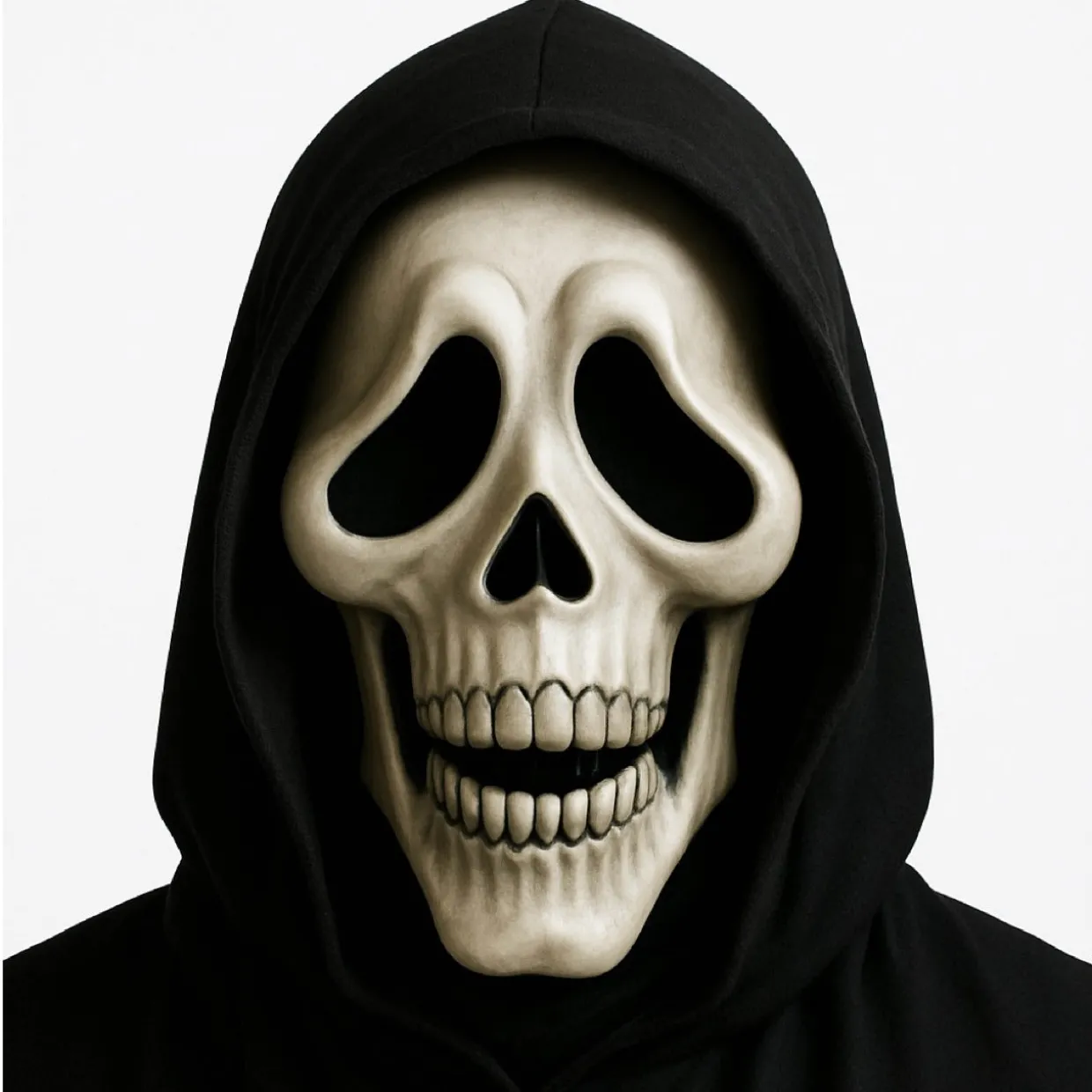 Máscara de Scream Fantasma con Capucha