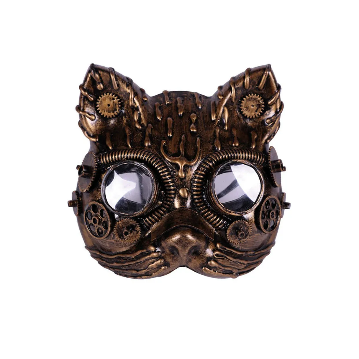 Máscara de Steampunk Felino