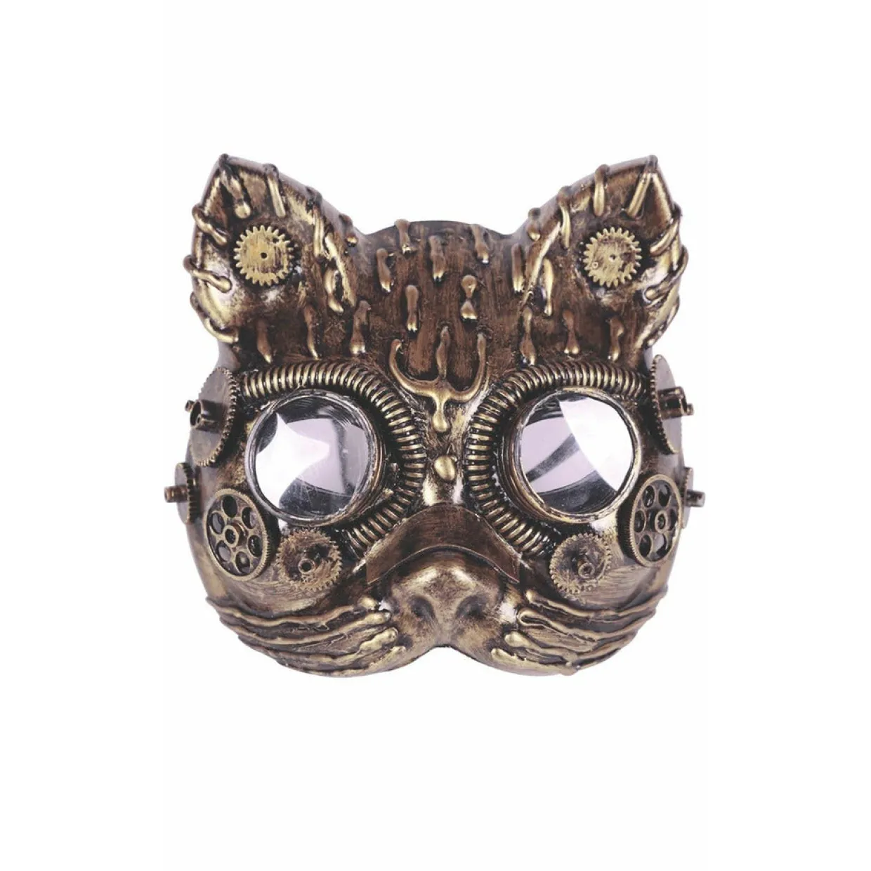 Máscara de Steampunk Felino
