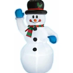Muñeco Nieve Luminoso Hinchable