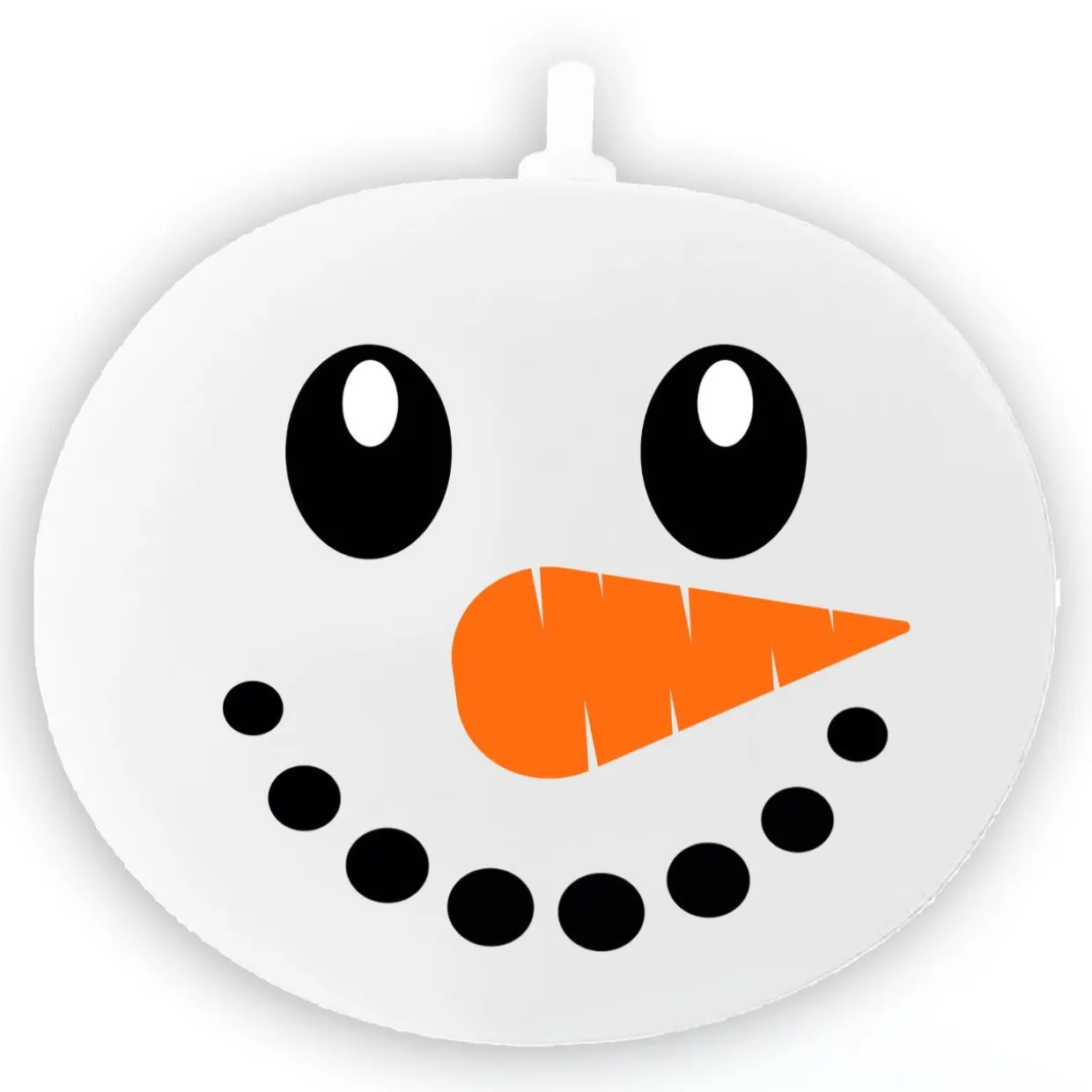 Pack de 5 Globos de látex Muñeco de Nieve