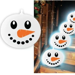 Pack de 5 Globos de látex Muñeco de Nieve