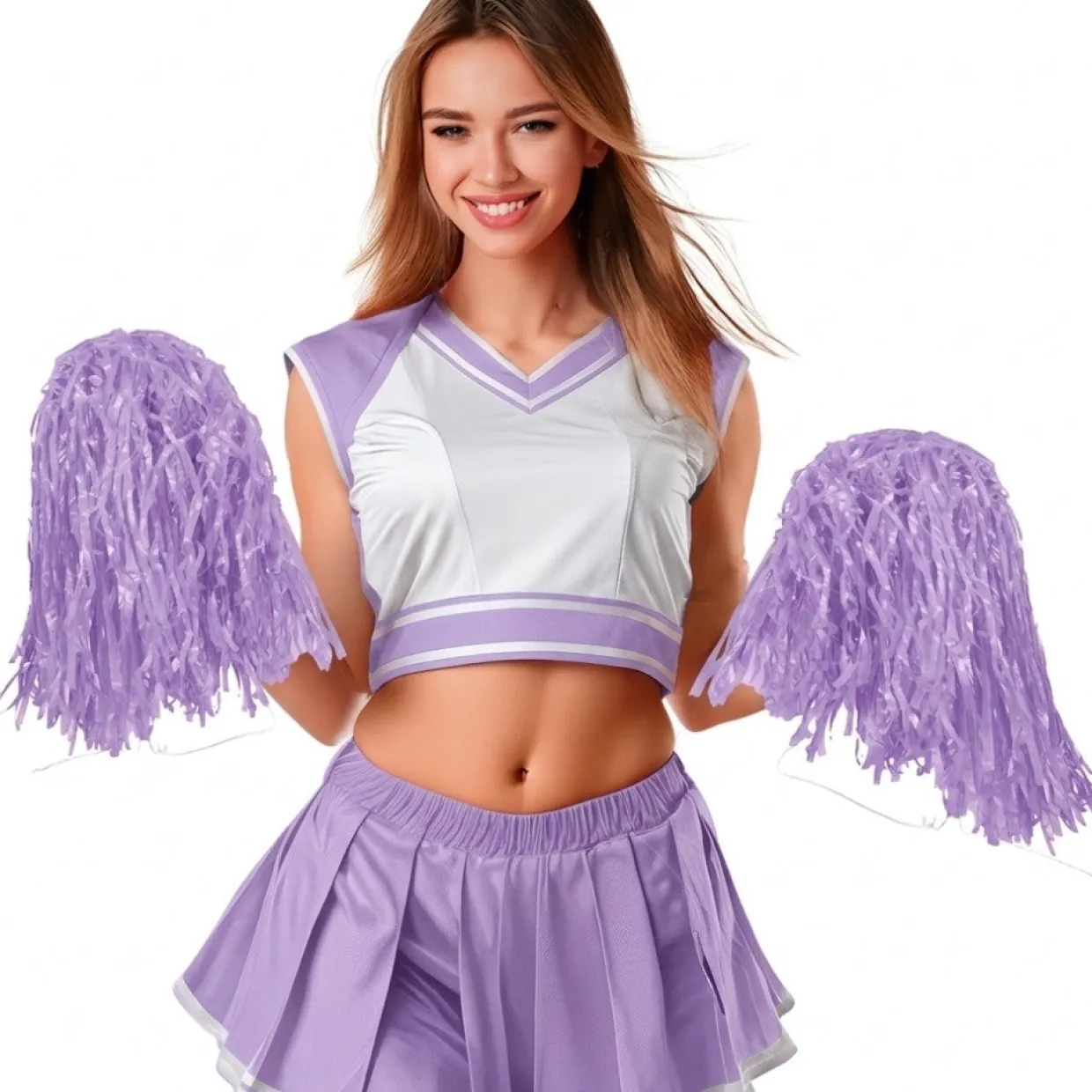 Pack de 2 Pompones Violetas 80gr