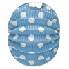 Pack 12 Farolillos de Feria Azul Claro con Lunares Blancos