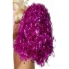 Pack 2 Pompones Fucsia Metalizados