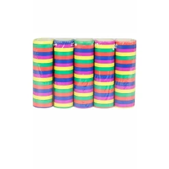 Pack 5 Rollos de Serpentina de Colores