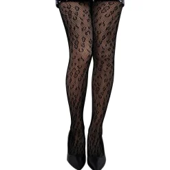 Panty de Rejilla Leopardo