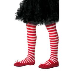 Panty Rayas Blancas Rojas infantil