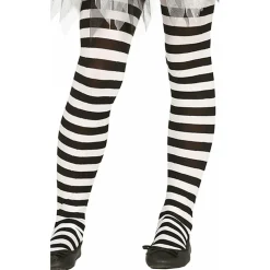 Panty Rayas Blancas y Negras Basic infantil
