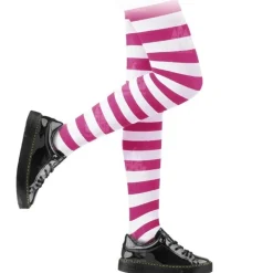 Panty Rayas Fucsias y Blancas Eco infantil