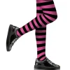Panty Rayas Negras Rosas infantil