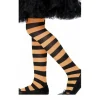 Panty Rayas Negras y Naranjas Deluxe infantil