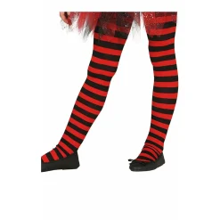 Panty Rayas Rojas y Negras Basic infantil