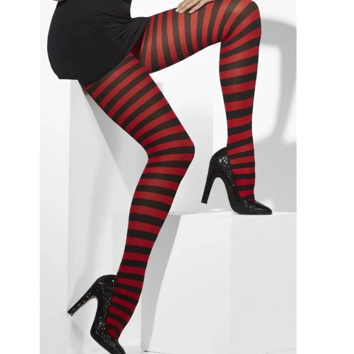 Panty Rayas Rojas y Negras Deluxe