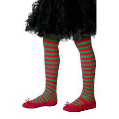 Panty Rayas Verdes Rojas infantil