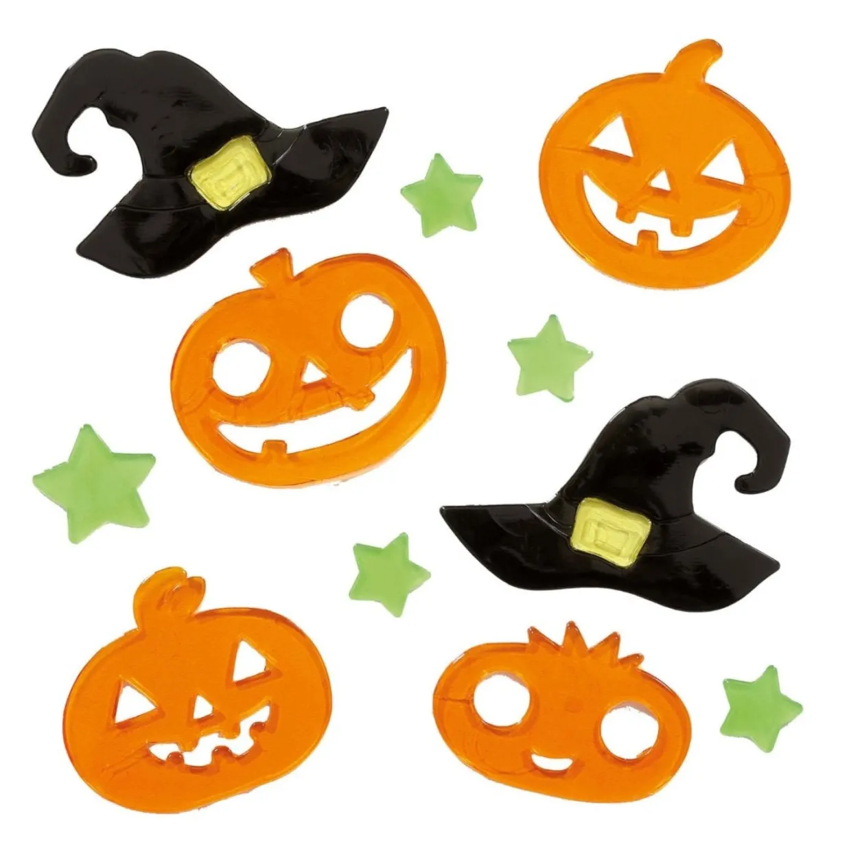 Pegatinas de Gel de Calabazas