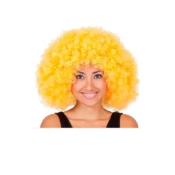 Peluca Afro Jumbo Amarilla