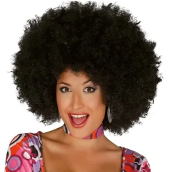 Peluca Afro Negra