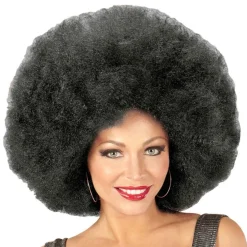 Peluca Afro Súper Negra