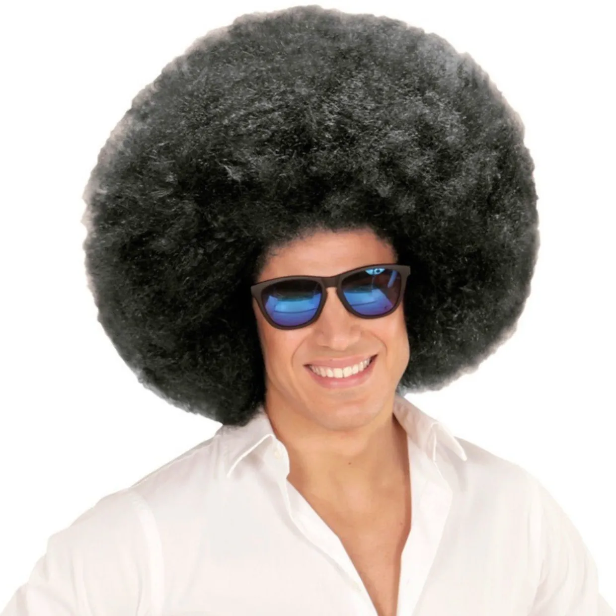 Peluca Afro Súper Negra