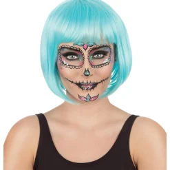 Peluca Azul Chic