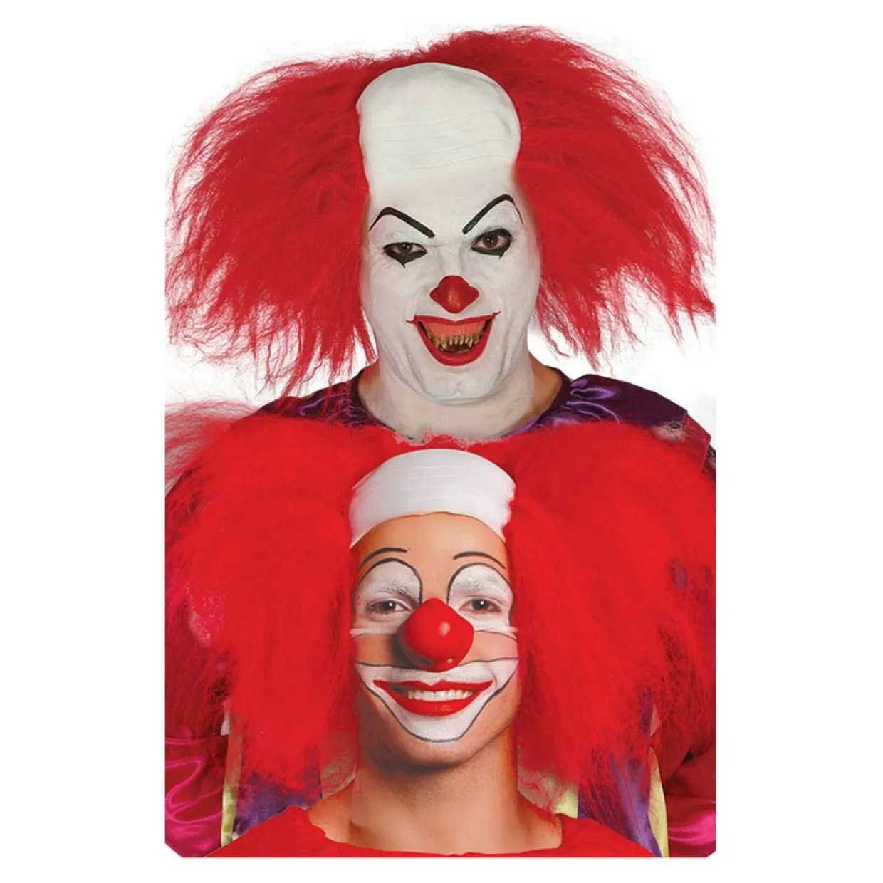 Peluca Calva Payaso