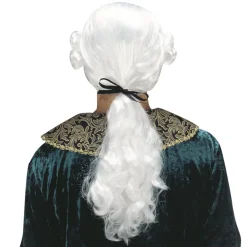 Peluca de Barroco Blanca Duque