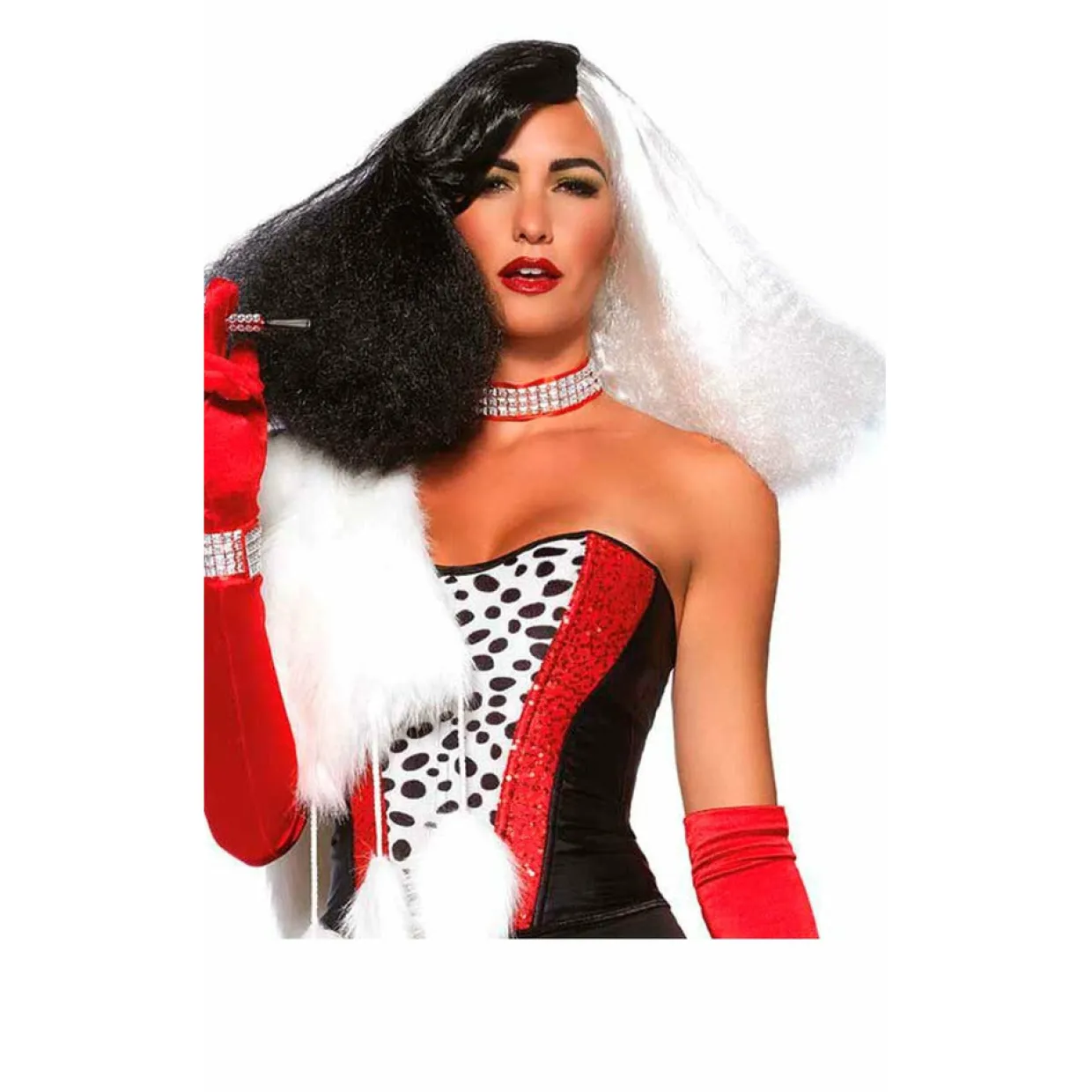 Peluca de Cruella Luxury
