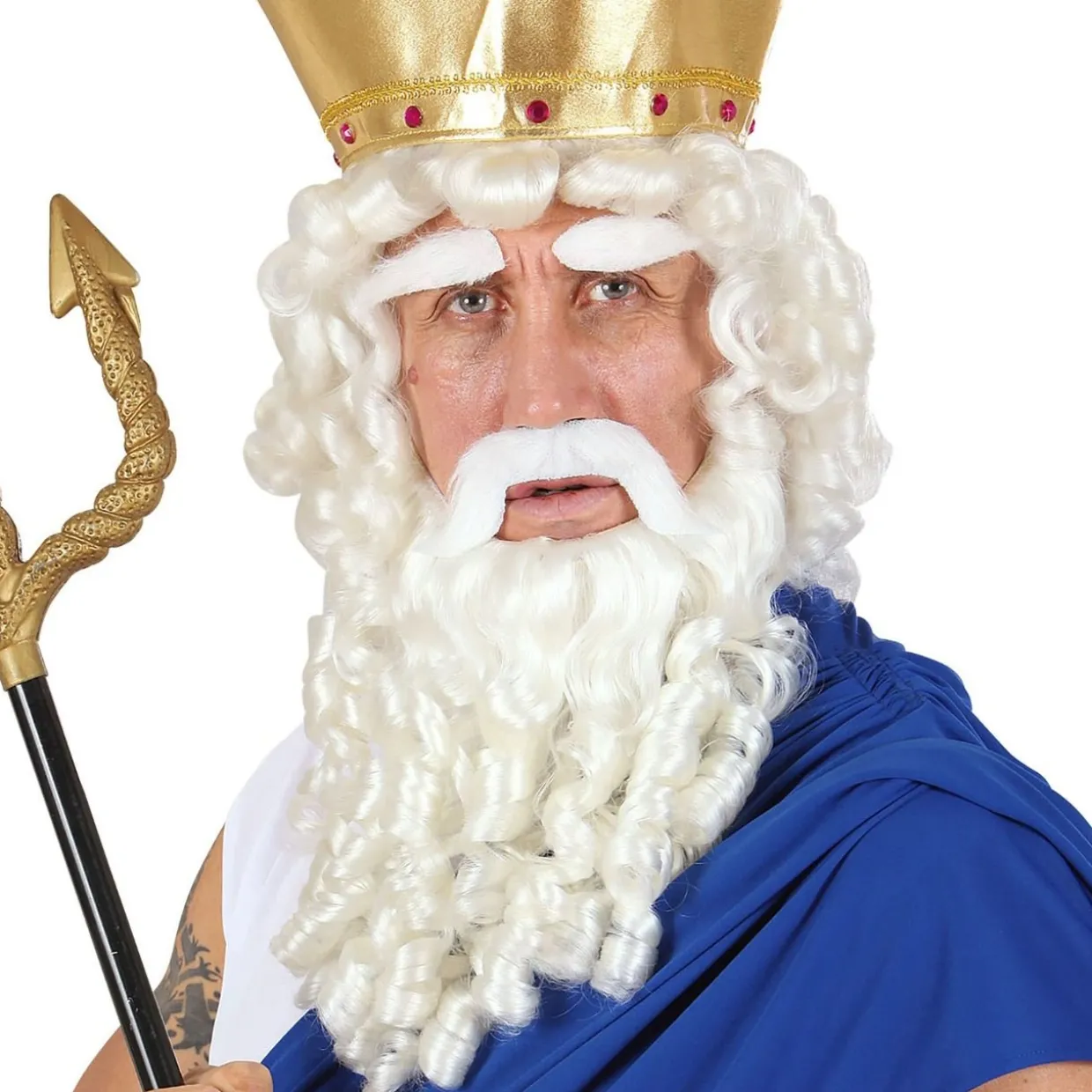 Peluca de Dios Griego Zeus