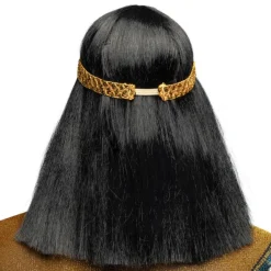 Peluca de Egipcia Negra