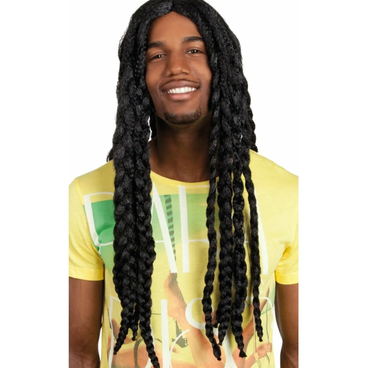 Peluca de Jamaicano con trenzas