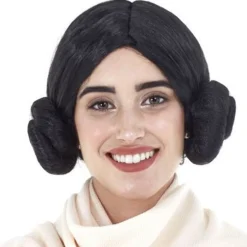 Peluca de Leia con Moños